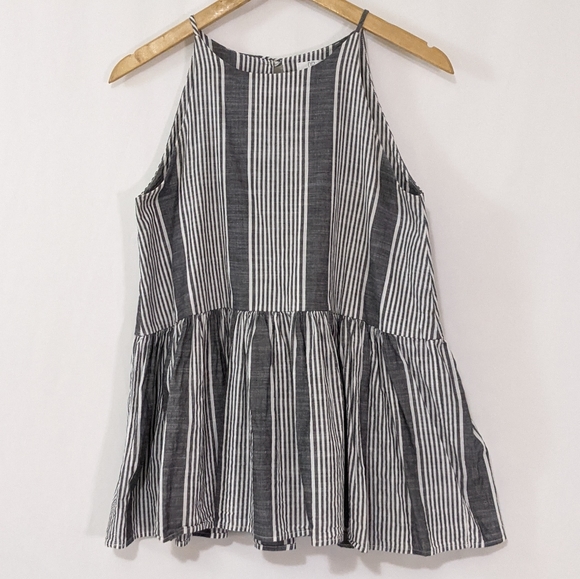 Nordstrom BP Halter Peplum Ruffle Hem Top XS - Picture 7 of 7